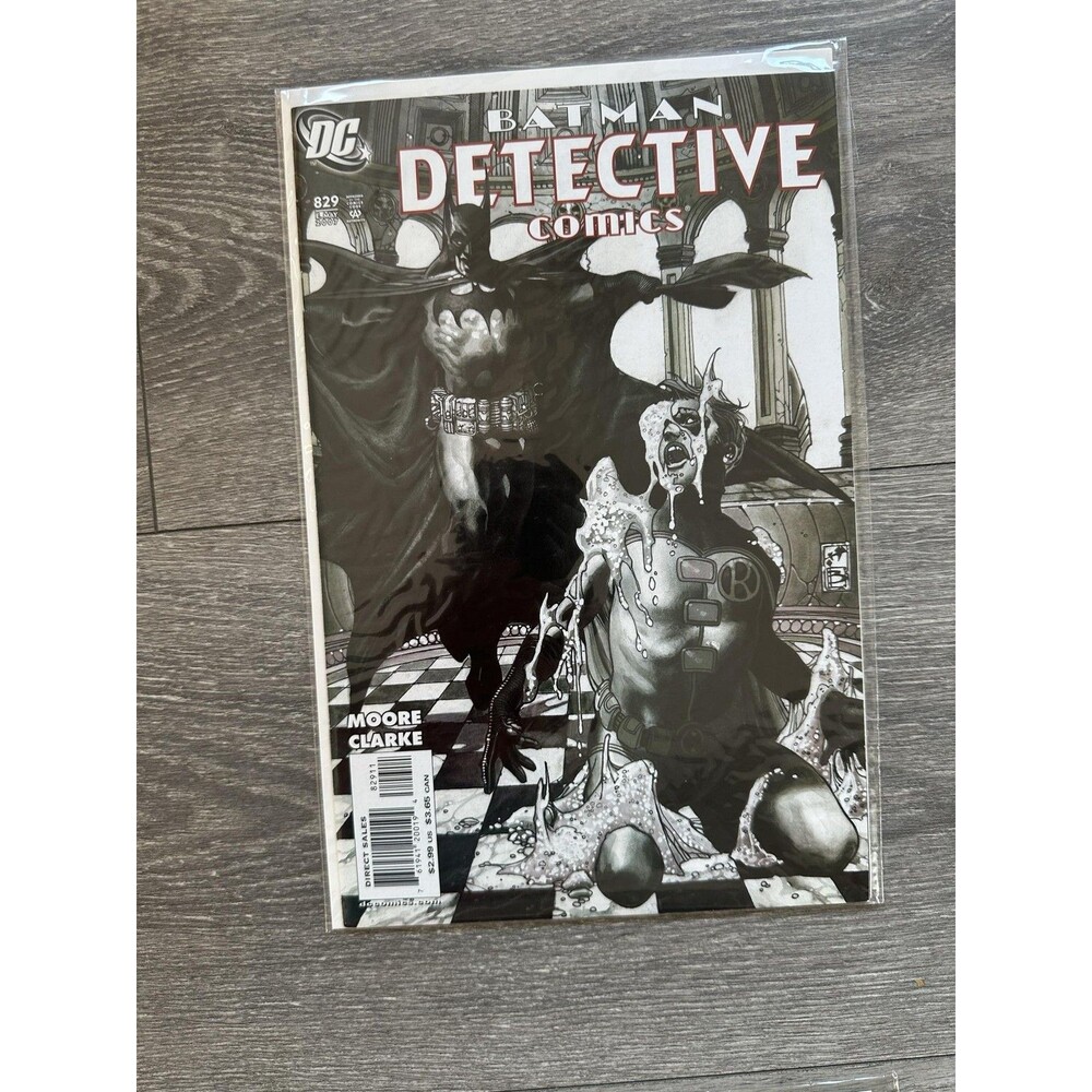 DC Detective Comics #829 Single Issue Comic Moore Clarke Batman Black & White